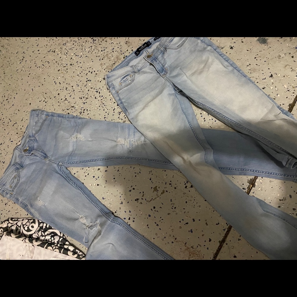 2Holister 5L jeans both for $28 or $14 for one